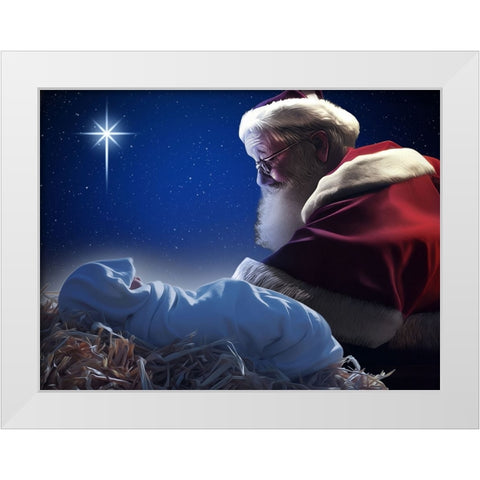 Holiday Balance White Modern Wood Framed Art Print by Prime, Marcus