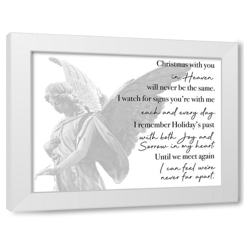Christmas With You White Modern Wood Framed Art Print by Prime, Marcus