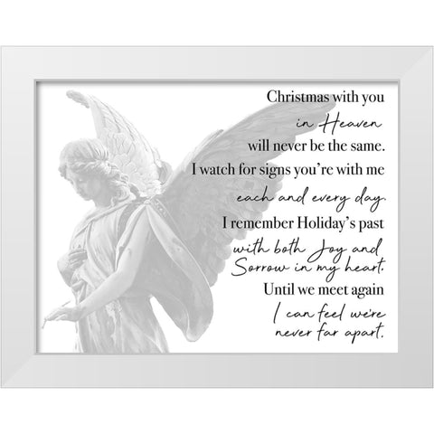 Christmas With You White Modern Wood Framed Art Print by Prime, Marcus