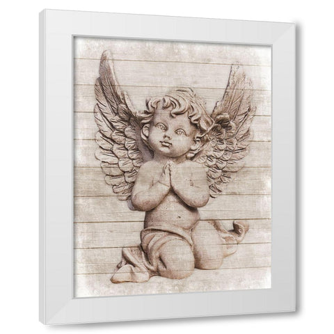 Angelic Nature White Modern Wood Framed Art Print by Prime, Marcus