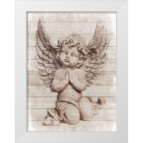 Angelic Nature White Modern Wood Framed Art Print by Prime, Marcus
