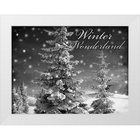 Winter Wonderland 1 White Modern Wood Framed Art Print by Prime, Marcus
