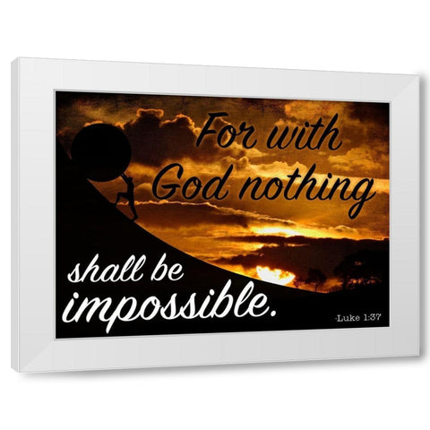 Possibilities White Modern Wood Framed Art Print by Prime, Marcus