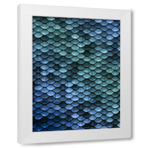 Mermaid Embrace White Modern Wood Framed Art Print by Prime, Marcus