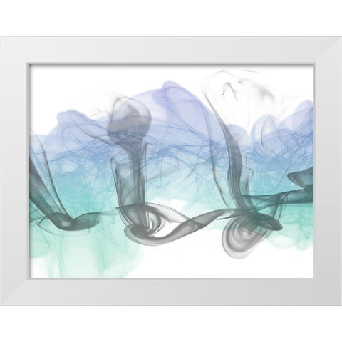 Crossing Streams White Modern Wood Framed Art Print by Prime, Marcus