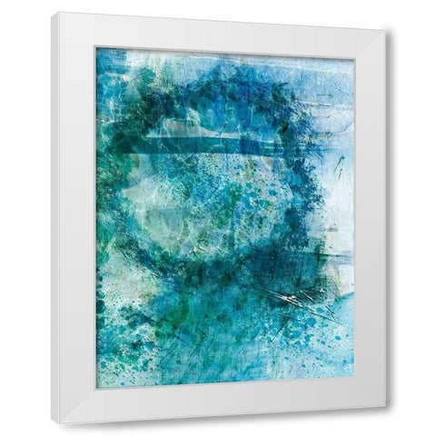 Distressed Ocean 2 White Modern Wood Framed Art Print by Prime, Marcus