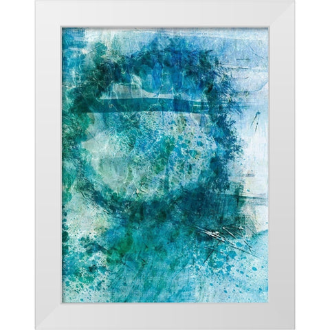Distressed Ocean 2 White Modern Wood Framed Art Print by Prime, Marcus