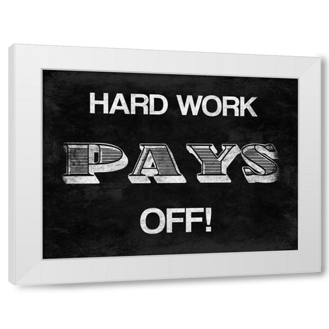 Pays Off White Modern Wood Framed Art Print by Prime, Marcus