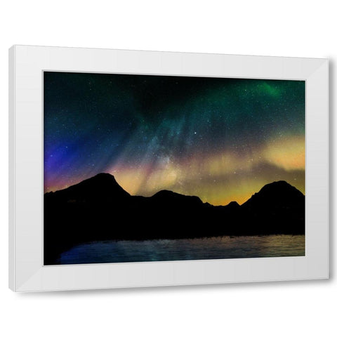 Borealis Dreams 1 White Modern Wood Framed Art Print by Prime, Marcus