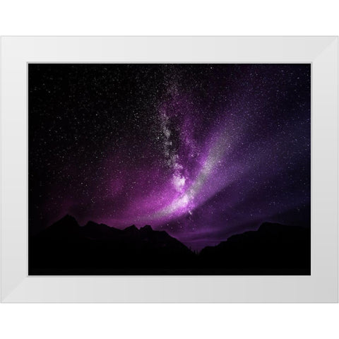 Borealis Dreams 5 White Modern Wood Framed Art Print by Prime, Marcus
