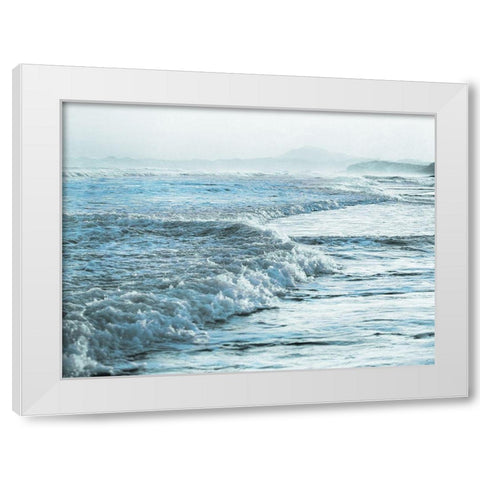 Raging Breaths 1 White Modern Wood Framed Art Print by Prime, Marcus