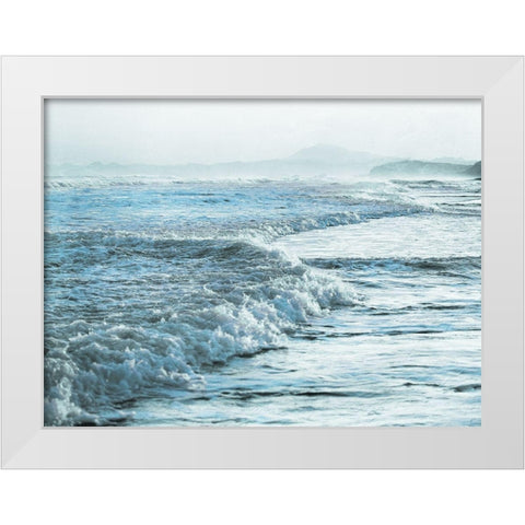 Raging Breaths 1 White Modern Wood Framed Art Print by Prime, Marcus
