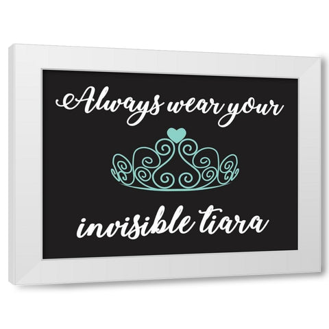 Tiara Always White Modern Wood Framed Art Print by Prime, Marcus