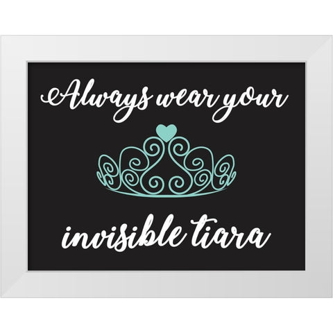 Tiara Always White Modern Wood Framed Art Print by Prime, Marcus