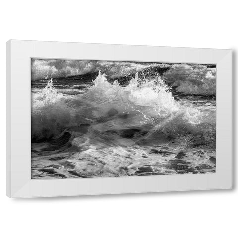 Calming Storm 1 White Modern Wood Framed Art Print by Prime, Marcus