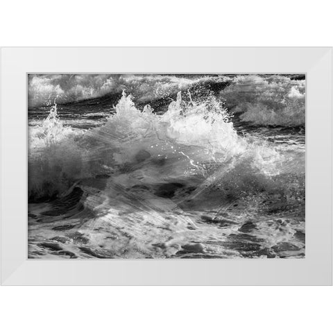 Calming Storm 1 White Modern Wood Framed Art Print by Prime, Marcus
