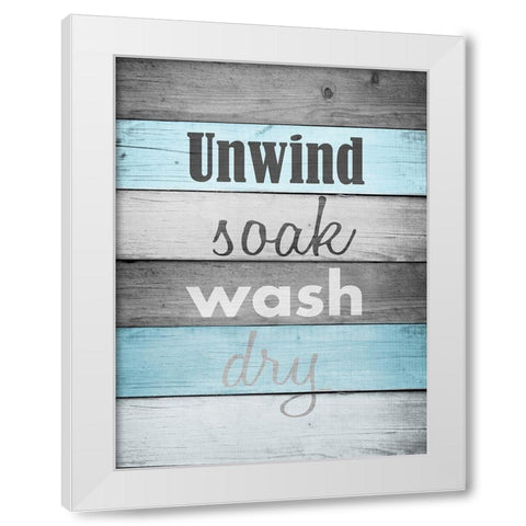 Tub Time 2 White Modern Wood Framed Art Print by Prime, Marcus