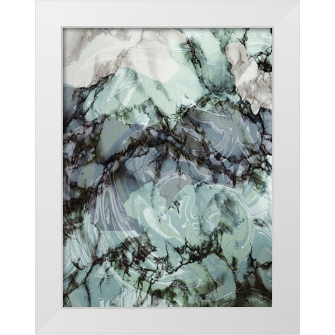 Evolutionary 1 White Modern Wood Framed Art Print by Prime, Marcus