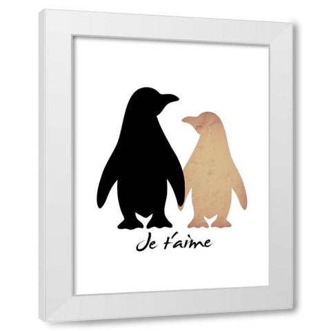 Love Birds 1 White Modern Wood Framed Art Print by Prime, Marcus