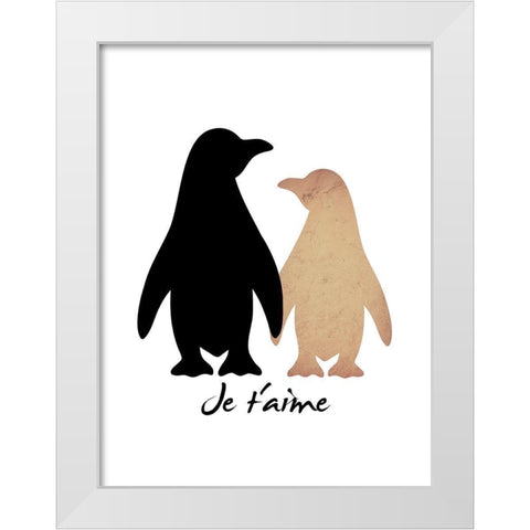Love Birds 1 White Modern Wood Framed Art Print by Prime, Marcus