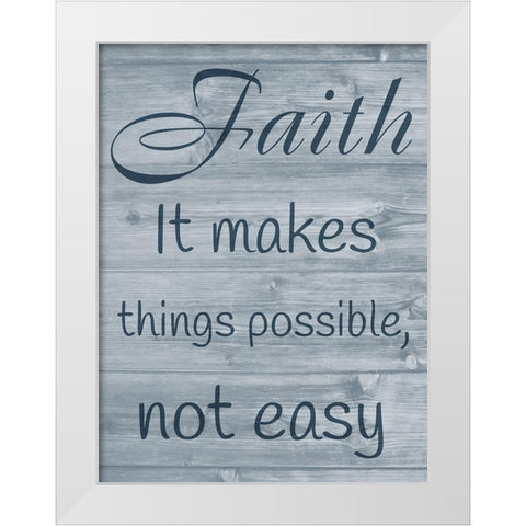 Faithful Possibilities White Modern Wood Framed Art Print by Prime, Marcus