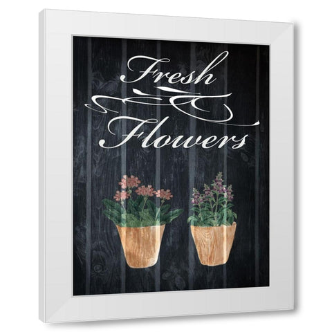 Fresh Organics 2 White Modern Wood Framed Art Print by Prime, Marcus