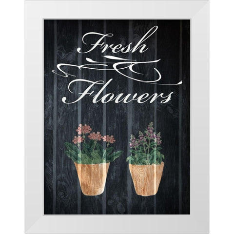 Fresh Organics 2 White Modern Wood Framed Art Print by Prime, Marcus