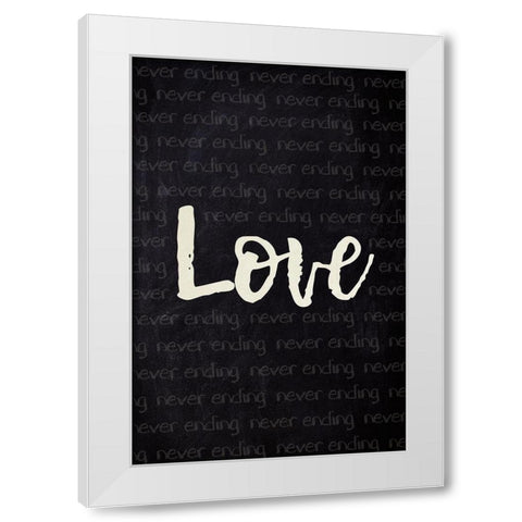 Never Ending 2 White Modern Wood Framed Art Print by Prime, Marcus