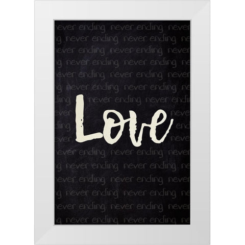 Never Ending 2 White Modern Wood Framed Art Print by Prime, Marcus