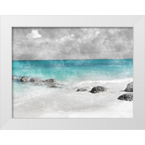 Distant Vista 1 White Modern Wood Framed Art Print by Prime, Marcus