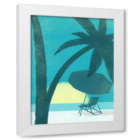 Coastal Fun 3 White Modern Wood Framed Art Print by Prime, Marcus
