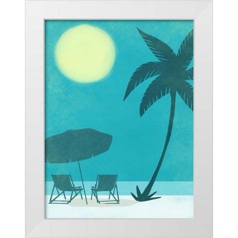 Coastal Fun 4 White Modern Wood Framed Art Print by Prime, Marcus