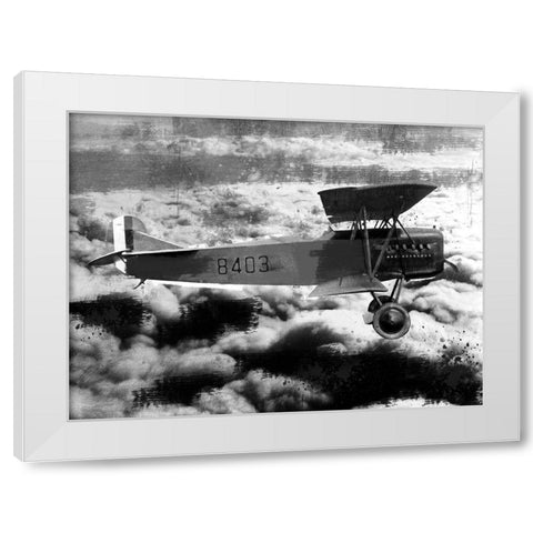 Aerial Maneuvers 1 White Modern Wood Framed Art Print by Prime, Marcus