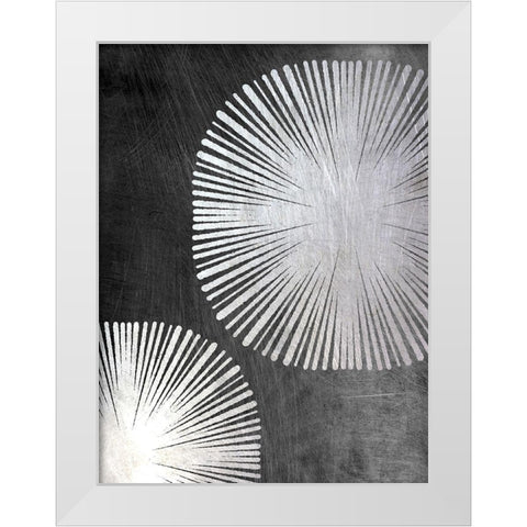 Metallic Star Shine 1 White Modern Wood Framed Art Print by Prime, Marcus
