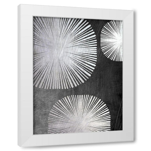 Metallic Star Shine 2 White Modern Wood Framed Art Print by Prime, Marcus