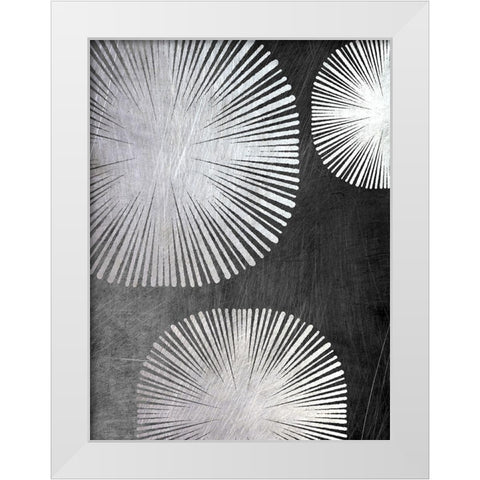 Metallic Star Shine 2 White Modern Wood Framed Art Print by Prime, Marcus