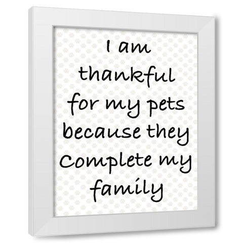 Complete Family White Modern Wood Framed Art Print by Prime, Marcus
