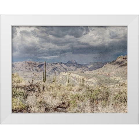 Desert Oasis White Modern Wood Framed Art Print by Prime, Marcus