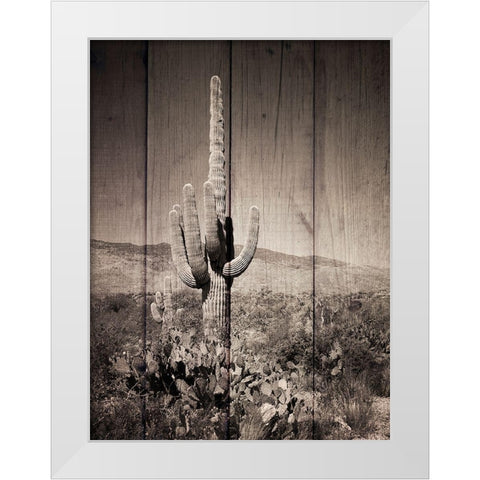 Western Vibes White Modern Wood Framed Art Print by Prime, Marcus