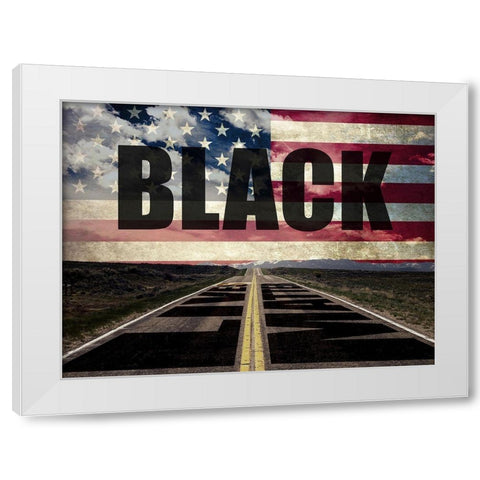 Road to Freedom White Modern Wood Framed Art Print by Prime, Marcus