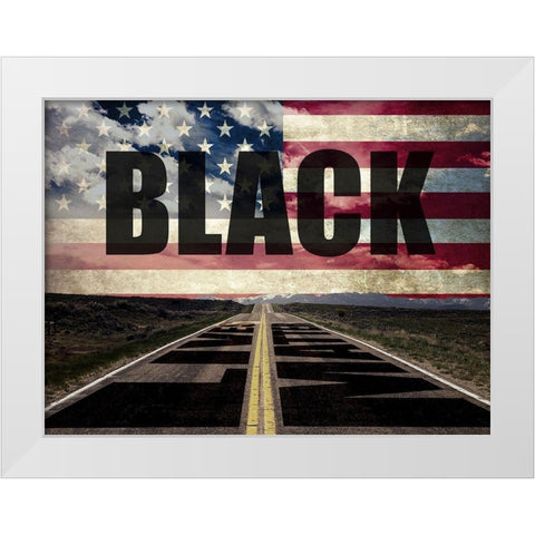Road to Freedom White Modern Wood Framed Art Print by Prime, Marcus