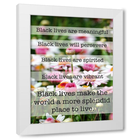 Splendid Lives 1 White Modern Wood Framed Art Print by Prime, Marcus