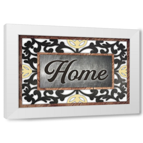 Rustic Home 1 White Modern Wood Framed Art Print by Prime, Marcus