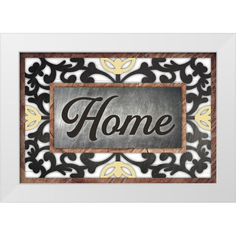 Rustic Home 1 White Modern Wood Framed Art Print by Prime, Marcus
