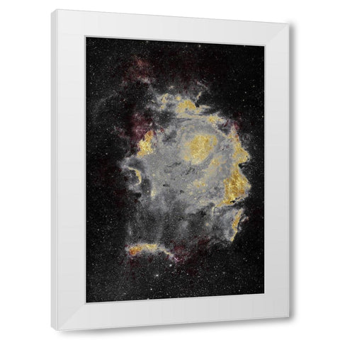 Lunar Nebula White Modern Wood Framed Art Print by Prime, Marcus