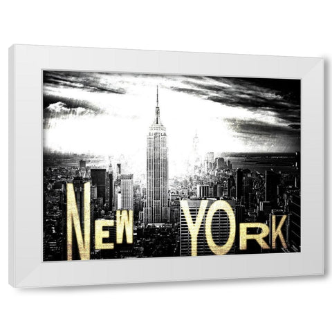Bright New York White Modern Wood Framed Art Print by Prime, Marcus