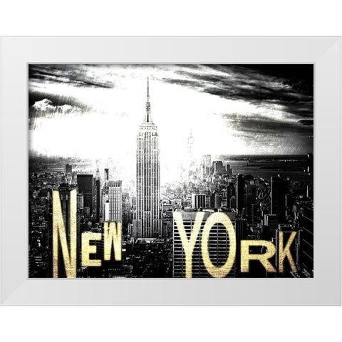 Bright New York White Modern Wood Framed Art Print by Prime, Marcus