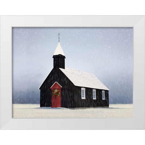 Winter Heaven 1 White Modern Wood Framed Art Print by Prime, Marcus