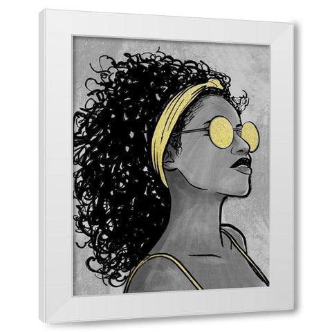 Fierce 1 White Modern Wood Framed Art Print by Prime, Marcus