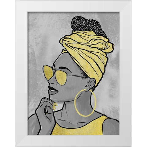 Fierce 2 White Modern Wood Framed Art Print by Prime, Marcus